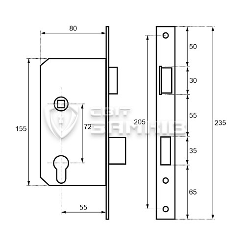 Механизм замка ABLOY 4292 R - Фото №5