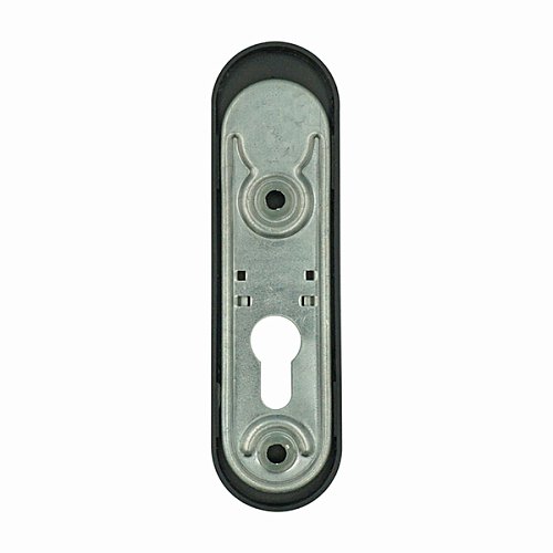 Планка для врізної антипаніки MARVON SP34 під циліндр чорна матова - Фото №3