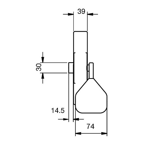 Антипаніка накладна TESA TP91008 для запасного виходу black green чорно-зелений - Фото №11