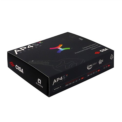 Циліндр половинка CISA AP4 S 40 (30*10) нікель матовий 5 ключів - Фото №13