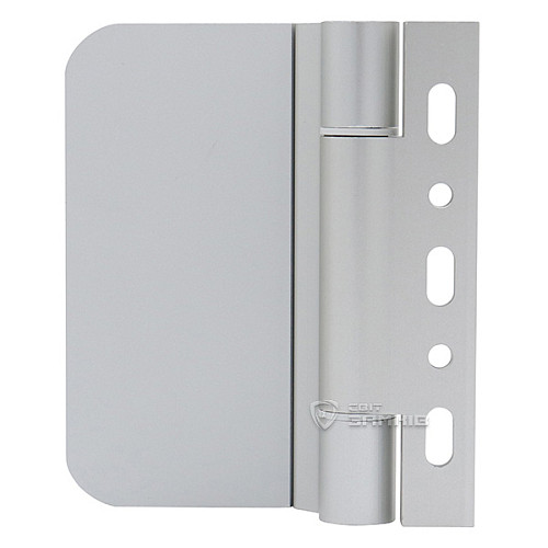 Завіс WALA WTB 8010441X для скляних дверей широкий срібний - Фото №2