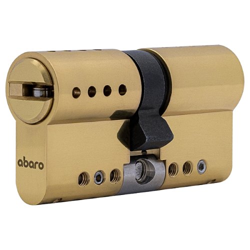 Циліндр ABARO P600 (модульний) 92 (31*61) G латунь полірована 5 ключів - Фото №2