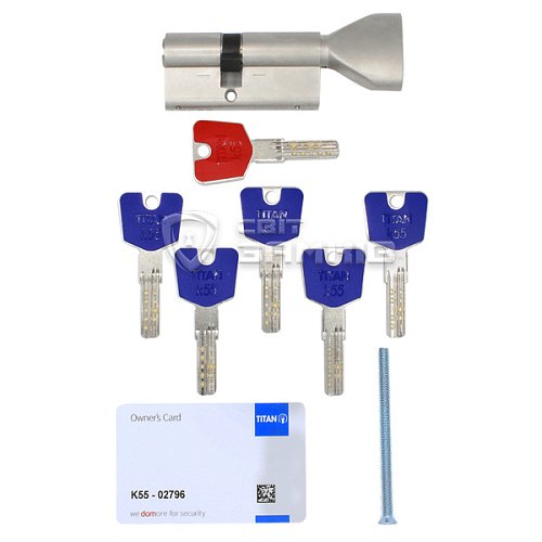 Цилиндр TITAN K55 90Т (30*60T) никель сатин - Фото №5