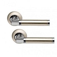 Ручки на розеті ARMADILLO Eridan (BK6-1-ET-1) SN/CP матовий нікель/хром