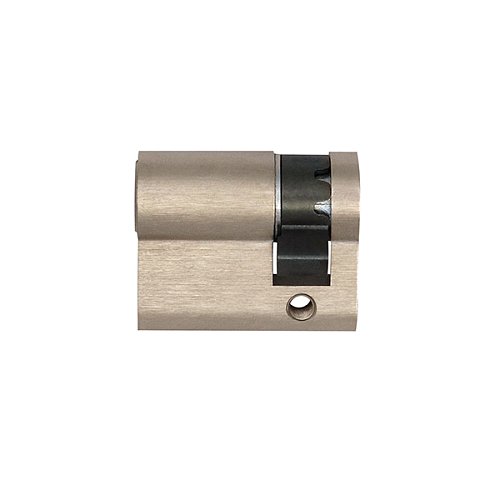 Циліндр половинка CISA C2000 45 (35*10) нікель матовий 3 ключі - Фото №6