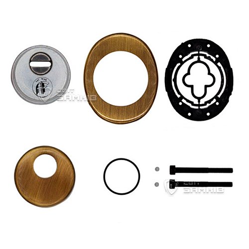 Протектор AZZI FAUSTO F23 Antitubo SB 25 мм 85х70 бронза - Фото №4