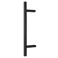 Ручка скоба ABARO Bali 45° L:600 X:400 D:32mm SS 304 чорний RAL 9005 (половинка)