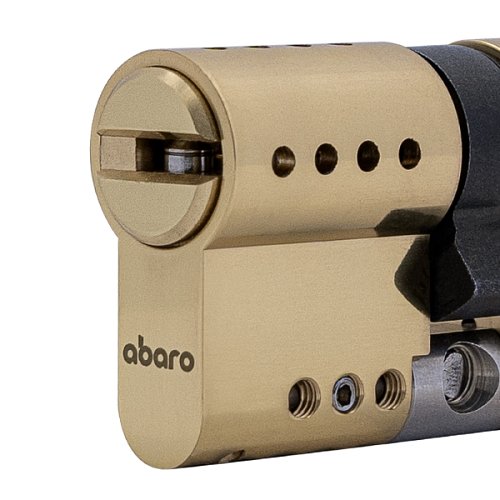 Циліндр ABARO P600 (модульний) 62 (31*31) G латунь полірована 5 ключів - Фото №3