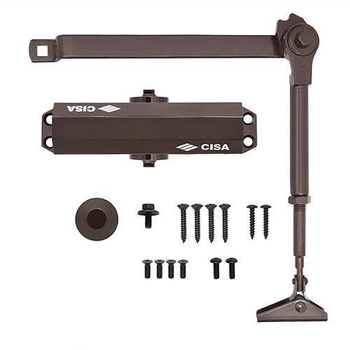 Дотягувач CISA 60471.03.0.88 STD HO з фіксацією до 80 кг коричневий - Фото №5