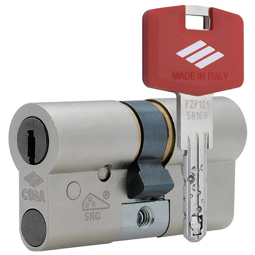 Циліндр CISA RX (модульний) 115 (50*65) нікель матовий 3 ключі - Фото №1