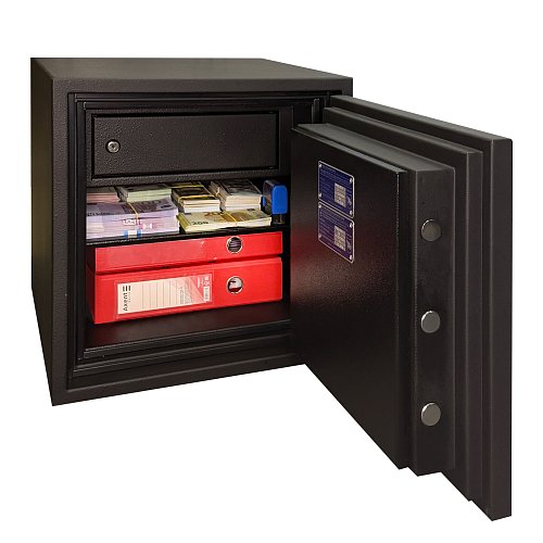 Сейф вогнестійкий GRIFFON FRS.45.K BLACK - Фото №10