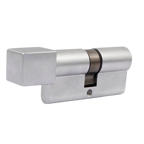 Циліндр CORTELLEZZI PRIMO 117 SQ 60T (30*30T) хром матовий - Фото №2