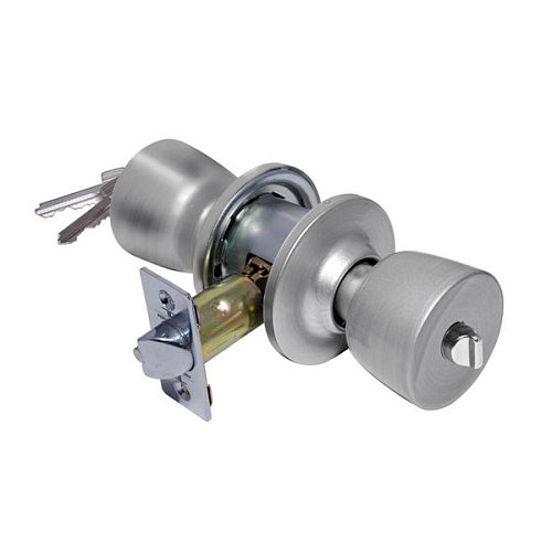 Ручки-защелка TESA TULIP 3500U0 (BS60/70мм) матовый хром - Фото №1