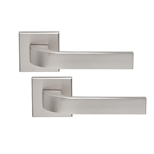 Ручки на розеті ILAVIO 376 (1053-1102) нікель матовий - Фото №1