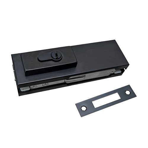 Замок накладной GLASS-M-TECH EK-50 для барной стеклянной двери черный - Фото №1