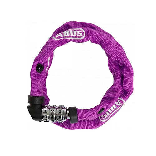 Замок для велосипеда ABUS 1200/60 Web с цепью 60 см кодовый Coral розовый - Фото №2
