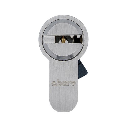 Циліндр ABARO B100 70 (35*35) Ni нікель сатин 5 ключів - Фото №4