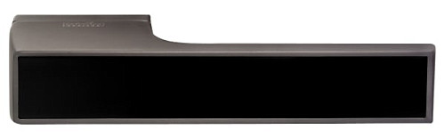 Ручки на розетте MVM Z-1440 (T1-E1) MA/BLACK матовый антрацит с черной вставкой - Фото №3