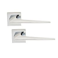 Ручки на розетте ILAVIO 2386 (1053-1102) хром полированный