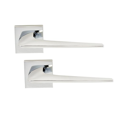 Ручки на розетте ILAVIO 2386 (1053-1102) хром полированный - Фото №1