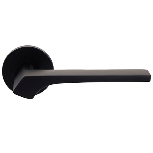 Ручки на розеті GAVROCHE Radium AL Black чорний - Фото №3