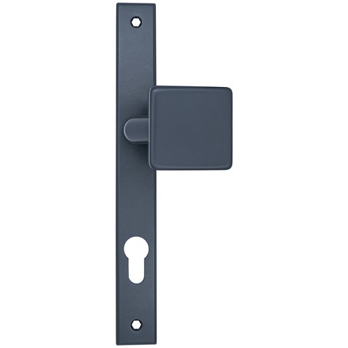 Ручки на планці ABARO Monaco FF фіксована-фіксована антрацит - Фото №5