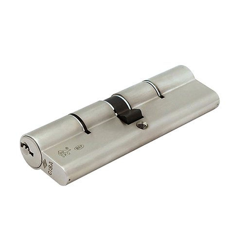 Цилиндр CISA C3000 80 (35*45) никель матовый 3 ключа - Фото №3