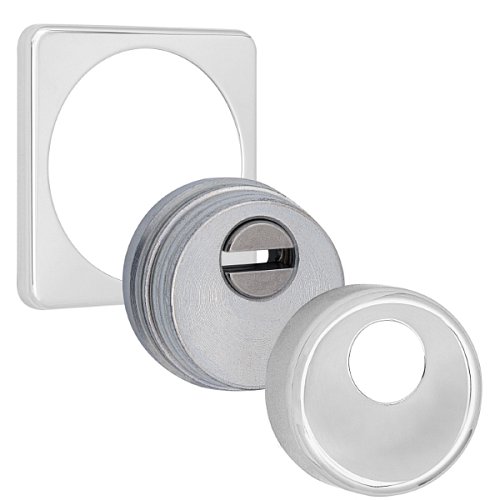 Протектор AZZI FAUSTO Antitubo 25 мм ME50/QSLIM/CL квадратний хром полірований - Фото №1