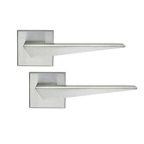 Ручки на розеті ILAVIO 2376 (1053-1102) хром матовий - Фото №1