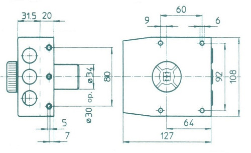 Замок накладний MOTTURA 30.401VS50C5 (BS64мм) лівий 5 ключів - Фото №11