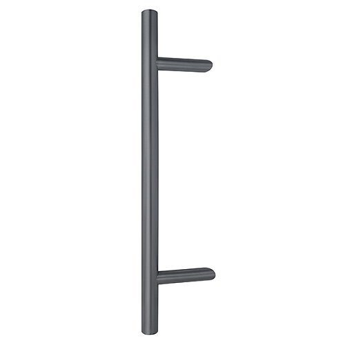 Ручки скоби ABARO Bali 45° L:600 X:400 D:32mm SS 304 антрацит RAL 7016 (комплект) - Фото №3