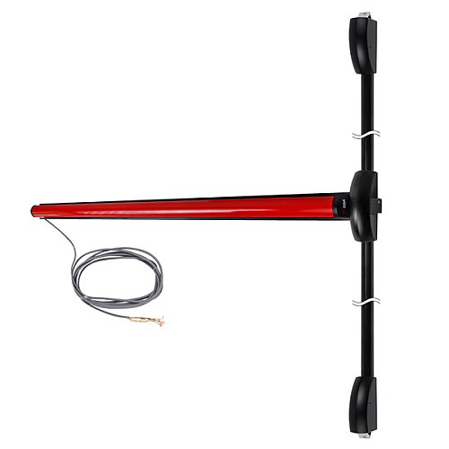 Антипаніка накладна CISA eFAST 59851.10 3-точкова електромоторна червоний/чорний - Фото №1