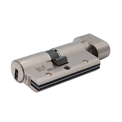 Цилиндр CISA AP4 S 60T (30*30T) никель матовый - Фото №3