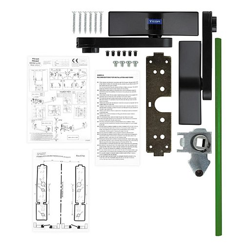 Антипаніка TESA LITE1E 908 для евакуаційного виходу black green чорно-зелений - Фото №6