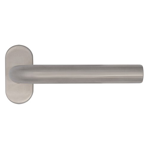 Ручки на розетте ABARO Rimini MM овальная розетта нержавеющая сталь - Фото №4