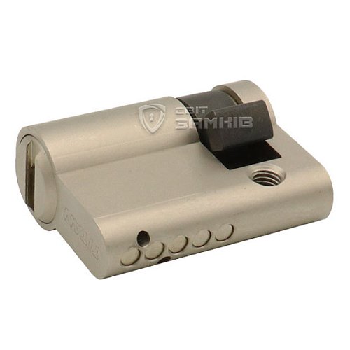 Цилиндр половинка TITAN K5 45 (35*10) никель сатин 3 ключа - Фото №2