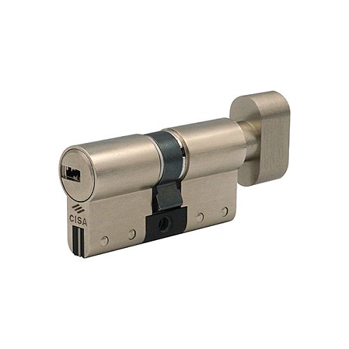 Цилиндр CISA AP4 S (модульный) 60T (30*30T) никель матовый 3 ключа - Фото №2