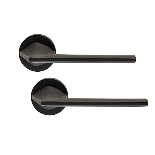 Ручки на розеті ILAVIO 2401 (1055-1112) чорний - Фото №1