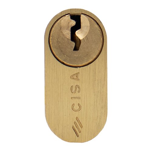 Цилиндр CISA Oval 08210 80 (40*40) овальный для электромех. замков - Фото №2