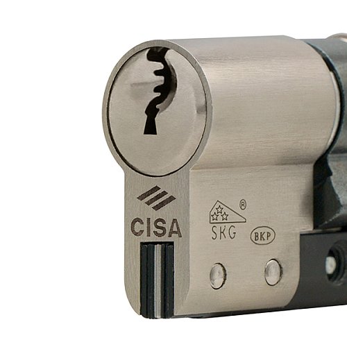 Циліндр CISA C3000S (модульний) 85T (50*35T) нікель матовий 3 ключі - Фото №4