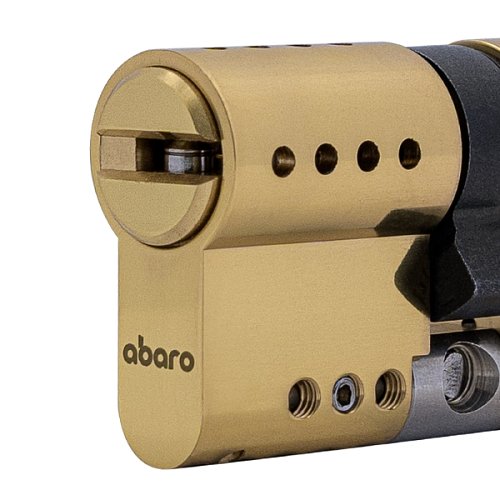 Циліндр ABARO P600 (модульний) 102 (36*66) G латунь полірована 5 ключів - Фото №5