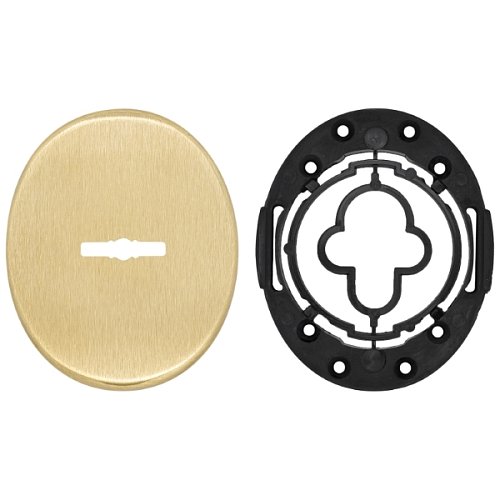 Накладка сувальдна AZZI FAUSTO MDM/85X70/OS овальна широка латунь матова - Фото №3