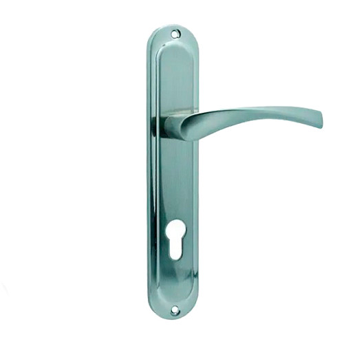 Ручки на планці KEDR 85.323-AL 85 мм (планка 37 мм) SN сатин - Фото №2