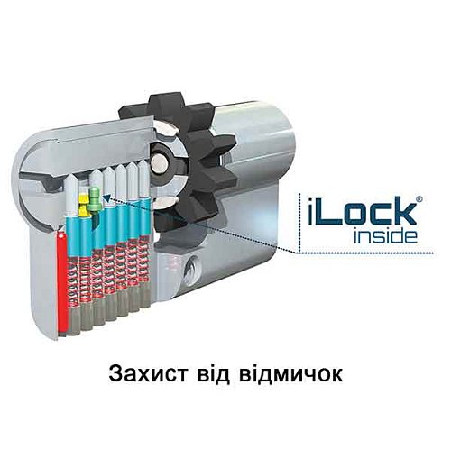 Цилиндр VEGA VP-7 95 (40*55) никель сатин - Фото №6