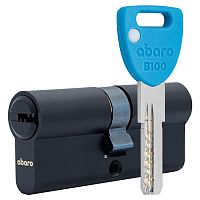 Цилиндр ABARO B100 70 (35*35) Bk черный 5 ключей