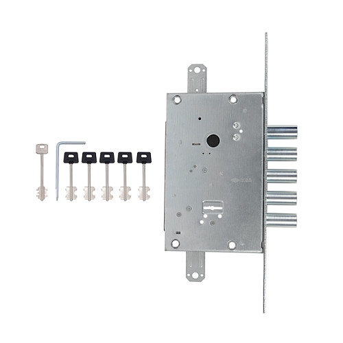 Механізм замка CISA 57675 ALPS (BS67,5мм) з перекодуванням хром матовий - Фото №4