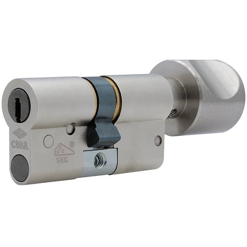 Циліндр CISA RX (модульний) 80T (30*50T) нікель матовий 3 ключі - Фото №2