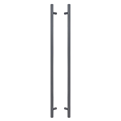Ручки скобы ABARO Bali 90° L: 1800 X: 1300 D: 32mm SS 304 антрацит RAL 7016 (комплект) - Фото №1