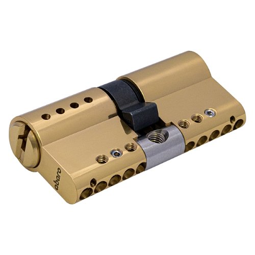 Циліндр ABARO P600 (модульний) 122 (56*66) G латунь полірована 5 ключів - Фото №6