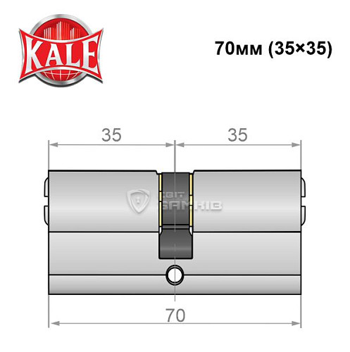 Циліндр KALE 164BNE 70 (35*35) SN - Фото №4